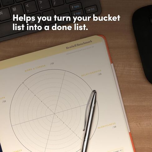 BestSelf Daily Planer - 6-Month Undated Planner Notebook for Organization and Planning; Ideal Planner for Students, Schools, Colleges, and Working Professionals (Coral) in Saudi Arabia