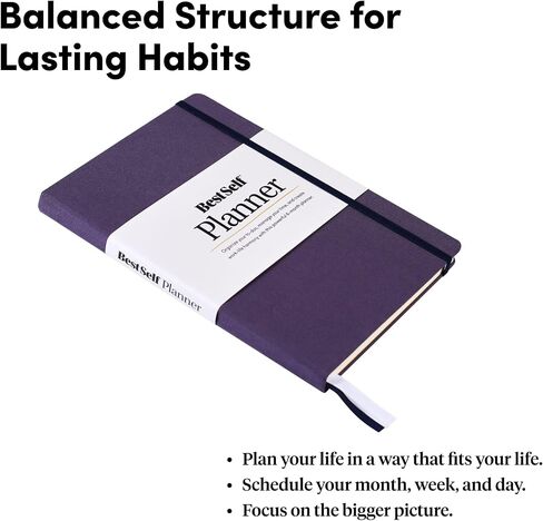 BestSelf Daily Planer - 6-Month Undated Planner Notebook for Organization and Planning; Ideal Planner for Students, Schools, Colleges, and Working Professionals (Coral) in Saudi Arabia