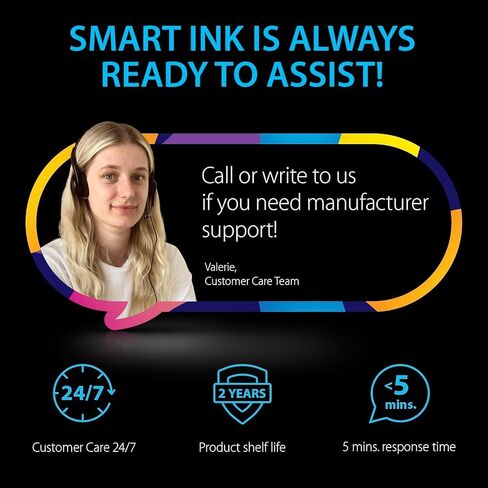 Smart Ink Compatible Ink Cartridge Replacement for HP 972X 972 X (2 Black Pack) to use with PageWide Pro 477dw 577dw 452dw 477dn 452dn 577z 552dw P55250dw Printers in Saudi Arabia