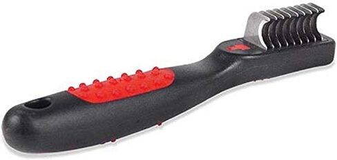 RYAN'S PET SUPPLIES Paw Brothers Coat Breaker, Dematting Hair Brush for Dogs, Dog Brush Comb for Shedding, Tiered Prongs Stainless Steel Teeth, Hair, Knots, Tangle, Mats Removal Tool for Dogs in Kuwait