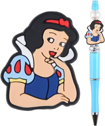 Princess Beadable Kit Kit Kit Character Assel Sets Sets Diy Making Kits Beads Pens Black Ink Ballpoint for Kids Women Women Office School Supplies in Kuwait