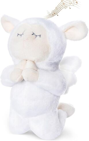 بلدي أولي سليبي ملاك لامب 9 "أفخم الأغنام محشو الحيوانات يلعب يسوع يحبني لينة لعبة أفضل أصدقاء نوم قبل الأطفال للأطفال الفتيات الفتيات in Kuwait