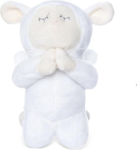 بلدي أولي سليبي ملاك لامب 9 "أفخم الأغنام محشو الحيوانات يلعب يسوع يحبني لينة لعبة أفضل أصدقاء نوم قبل الأطفال للأطفال الفتيات الفتيات in Kuwait