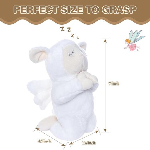 بلدي أولي سليبي ملاك لامب 9 "أفخم الأغنام محشو الحيوانات يلعب يسوع يحبني لينة لعبة أفضل أصدقاء نوم قبل الأطفال للأطفال الفتيات الفتيات in Kuwait