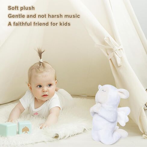 بلدي أولي سليبي ملاك لامب 9 "أفخم الأغنام محشو الحيوانات يلعب يسوع يحبني لينة لعبة أفضل أصدقاء نوم قبل الأطفال للأطفال الفتيات الفتيات in Kuwait