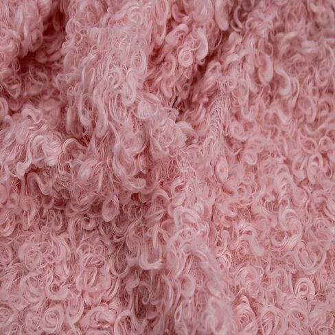 Stylish FABRIC Curly Lamb Faux Fur-Fabric by The Yard-Soft, Shaggy Mohair-for Sewing, Apparel, Clothing, Costumes, Pillows, Rugs, Decorations, Upholstery, Home DIY Projects, Caramel 1 Yard in Saudi Arabia