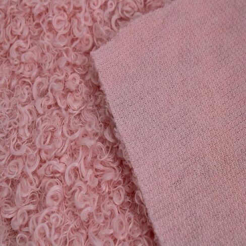 Stylish FABRIC Curly Lamb Faux Fur-Fabric by The Yard-Soft, Shaggy Mohair-for Sewing, Apparel, Clothing, Costumes, Pillows, Rugs, Decorations, Upholstery, Home DIY Projects, Caramel 1 Yard in Saudi Arabia