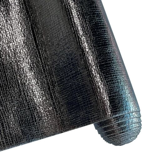 Oneart | جلد فو من الفضة المعدنية الناعمة من جلد فو ، 12 "× 54" نسيج جلد فينيل رقيقة من أجل إكسسوارات ملابس الأزياء in Kuwait