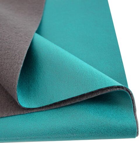 Leathaire Fabric, 57.8'' x 40'' (147cm x 100cm) Faux Leather, Waterproof, Abrasion and Scratch Resistant Texture Leathaire Fabric,1.1 mm Upholstery (Black) in Saudi Arabia