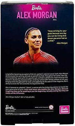 Barbie Signature - Alex Morgan - طبعة محدودة دمية قابلة للتطبيق بالكامل in Saudi Arabia