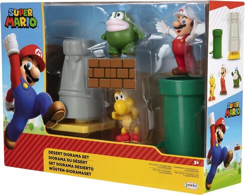 Super Mario Action Figure PlaySet Set 2.5 بوصة ديوراما ديوراما in Kuwait
