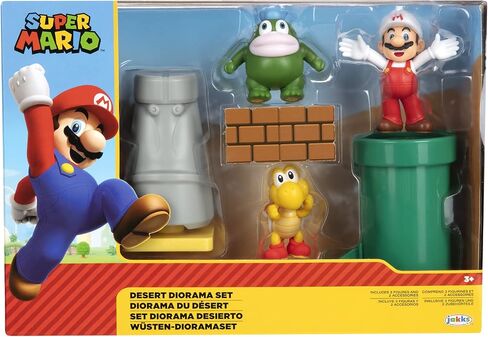 Super Mario Action Figure PlaySet Set 2.5 بوصة ديوراما ديوراما in Kuwait
