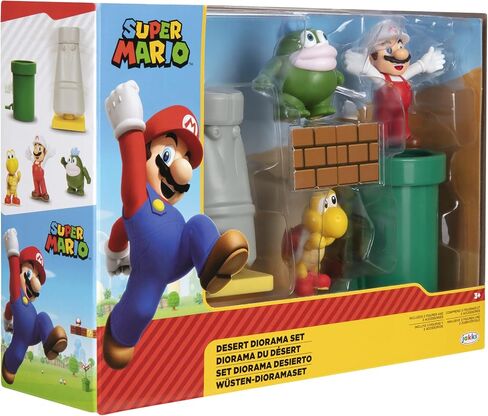 Super Mario Action Figure PlaySet Set 2.5 بوصة ديوراما ديوراما in Kuwait