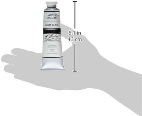 M. Graham 1/2-Ounce Tube Gouache Paint, Titanium White in Saudi Arabia