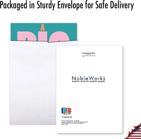NobleWorks - 20th Work Anniversary Card Jumbo (8.5 x 11 Inch) - Big Notecard for Employee Anniversaries, 20 Years - Years at Work 20 J9140MAG-WA in Saudi Arabia