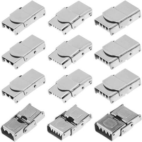 DICOSMETIC Stainless Steel Watch Buckle Watch Band Clasps Replacement Rectangle Watch Buckles Locking Clasps for Watch Making in Kuwait