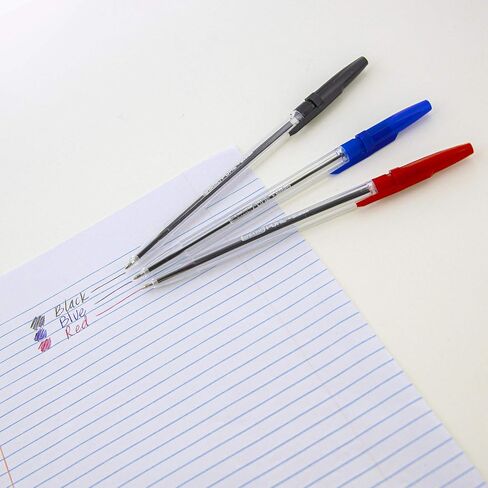 BAZIC Pure Assorted Color Stick Pen (12/Pack) in Saudi Arabia