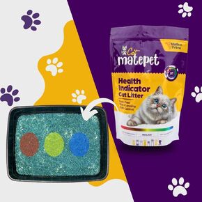Cat Health Indicator - Cat Litter, Dust-Free, Non-Clumping, Odor Control