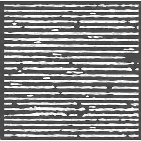 CrafTreat Reusable Pattern Stencils for Painting on Wood, Canvas, Paper, Fabric, Floor, Wall and Tile - Corrugated - 6x6 Inches - DIY Art and Craft Stencils - Pattern Stencil
