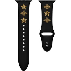 Designer Luxury Band Compatible with Apple Watch Band 45mm 44mm 42mm 49mm 38mm 40mm 41mm Women Men, Soft Leather Strap Replacement Wristbands for Apple Watch Ultra and iWatch 9 8 7 6 5 4 3 2 1 SE