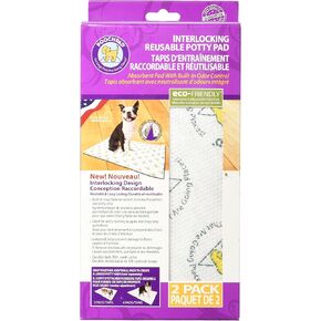 PoochPads PG16P242RP Indoor Turf Dog Potty Replacement Pad Connectable (2 Pack), 16 x 24