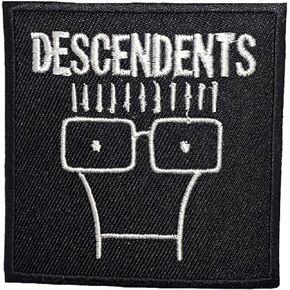 Descendants Band Design Logo Iron-on Patches for Clothes, Punk Embroidered Badge Iron/Sew on Applique Repair Patch, DIY Accessories for Clothes Jeans Backpacks Jackets