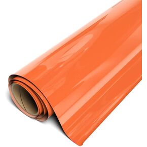 Siser EasyWeed Heat Transfer Vinyl 11.8" x 3ft Roll (Orange) - Compatible with Siser, Cricut, Silhouette and Other Craft/Professional Cutters - CPSIA Certified