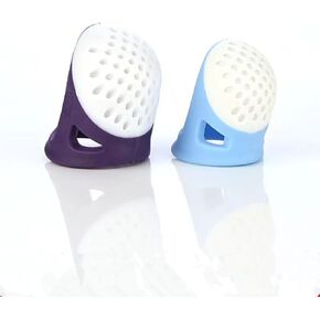 YICBOR 2PCS Thimble Finger Protector, Non-Slip and Comfortable Thimbles for Hand Sewing for DIY Sewing and Household Projects