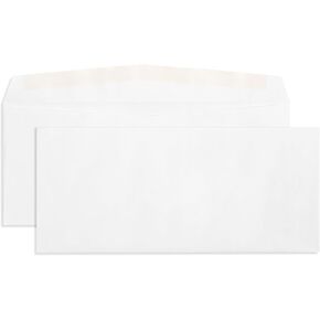 500 No. 10 Security Envelopes - Gummed Flap - Tamper Proof Design - Security Tinted with Printer Friendly Design - Number 10 Size 4 1/8 x 9 ½ Inch - Pack of 500
