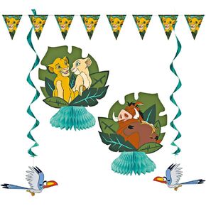 Unique 7-Piece Disney Lion King Party Decorating Kit | Multicolor | 1 Pack