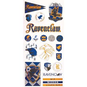 Paper House Productions Harry Potter Hogwarts Ravenclaw House Shiny Foil Enamel Effect Sticker Sheet for Crafts, Scrapbooking & Collecting
