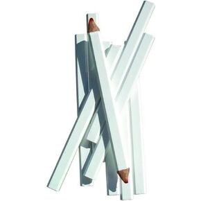 Bon Tool 84-843 Pencil - White Casing Medium Red Lead - (72/Pkg)