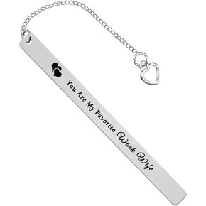 Funny Coworker Gifts for Women You are My Favorite Work Wife Bookmark Colleague Leaving Gifts Christmas Birthday Gifts Farewell Goodbye Going Away Gifts for Coworker Women
