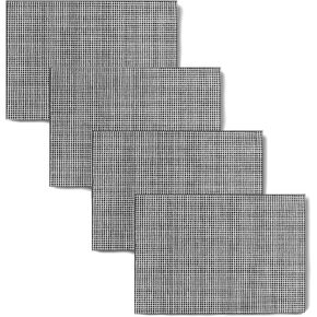Needlepoint Blank Canvas MonoDeluxe 12/13/14-Mesh Sheets Size 8.0" X 9.5" Set of 4 (13 Mesh)