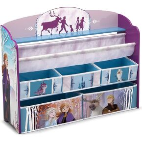 Delta Children Deluxe Book & Toy Organizer, Disney Princess