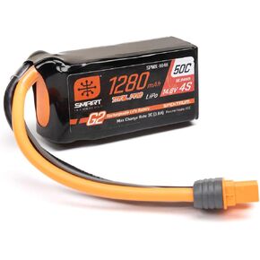Spektrum Accessories Smart G2 Trail Pro 1280 mAh 4S 14.8V 50C LiPo w/ IC3, SPMX-1048