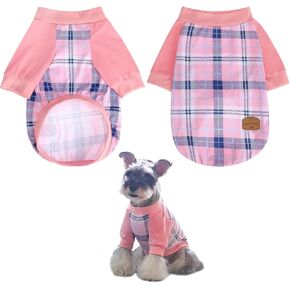 ملابس الكلب Beautyzoo للكلاب الصغيرة المتوسطة ، والحيوانات الأليفة قمصان القطن مسدود قمصان الكلب لفصل الخريف في فصل الشتاء البارد ، وملابس الجرو ، حجم XS in Kuwait