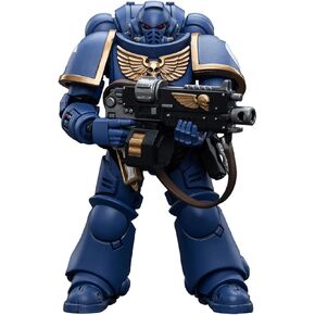 JoyToy Warhammer 40K Space Marine Genuine License 1/18 Soldier, 4inch Models Space Marines Action Figures Kits (Ultramarines Intercessors)