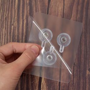 HOME&I Adhesive Kick Down Door Stopper,No Drilling Large Self Adhesive Plate,Height-Adjustable Rubber Foot (1 Pack-Adhesive Sticker, Adhesive Sticker-Only)