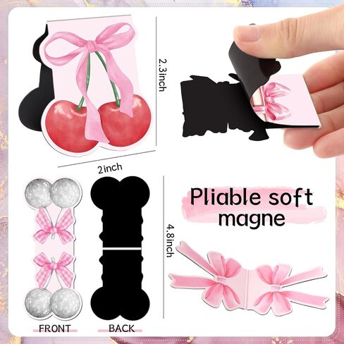 Valentine’s Day Magnetic Bookmarks - 16 PCs Cute Pink Valentines Book Mark Bulk Charm Heart Magnet Page Marker Clips for Reading Women Book Lovers Bookish Reader Birthday Gifts Accessories in Saudi Arabia