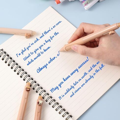 4pcs 0.5 مم قلم هلام قابلة للمحو ، ألعاب الحبر القابلة للسحب القابلة للسحب المحمولة نقاط رولب الكرة الأرضية المحمولة قبضة القبضة القابلة للمسح مع ممحاة واضحة لكتابة ملاحظة الرسم (الأزرق) in Kuwait