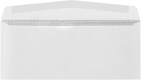 500 No. 10 Security Envelopes - Gummed Flap - Tamper Proof Design - Security Tinted with Printer Friendly Design - Number 10 Size 4 1/8 x 9 ½ Inch - Pack of 500 in Kuwait