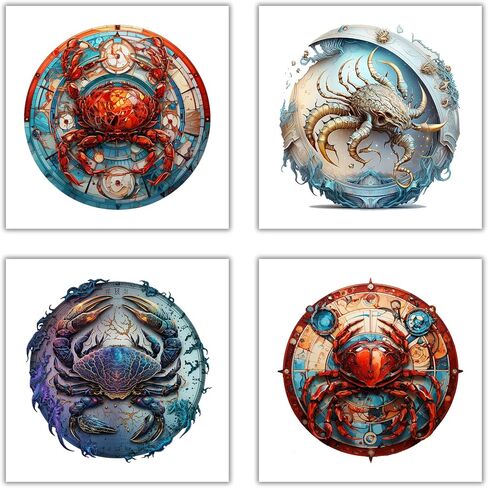 XERE 20 Pcs Pisces Zodiac Sign Stickers, 2.5" Vinyl Decal Sticker for Laptop, Phone, Water Bottle, Car, Journaling Notebooks, Sketchbook, Bookmark Making, Junk Journal, Scrapbook Art Supplies in Kuwait