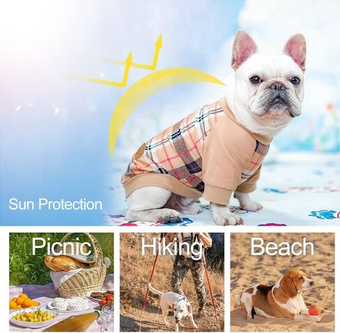 ملابس الكلب Beautyzoo للكلاب الصغيرة المتوسطة ، والحيوانات الأليفة قمصان القطن مسدود قمصان الكلب لفصل الخريف في فصل الشتاء البارد ، وملابس الجرو ، حجم XS in Kuwait