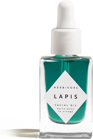 Herbivore Lapis Blue Tansy Face Oil-مرطب لموازنة الجلد للبشرة الدهنية المعرضة لحب الشباب | احمرار مهدئ ، غني بالأزولين ، قائم على النبات ، نباتي وخالي من القسوة in Kuwait