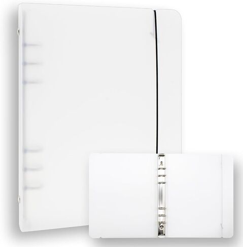 A5 دفتر Notebook Binder photocard ، شفافة ورقة المنظم الشفافة منظم الموثق 6 مخطط رنين الميزانية مع سلسلة مرنة (شفافة) in Kuwait