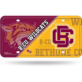 Rico Industries NCAA Bethune-Cookman Wildcats Primary Metal Auto Tag 6" x 12" - Great for Truck/Car/SUV
