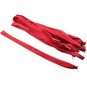 12pcs 880mm Award Neck Ribbons Medal Award Ribbons Striped Medal Lanyards with Snap Clips for Sports Academics, Red