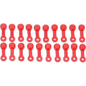 RiToEasysports 20Pcs Brake Caliper Bleeder Caps Cover Brake Bleeder Screw Cover for Moutain Road Bike (Red) Bicycles and Spare Parts Bicycle and Spare Parts