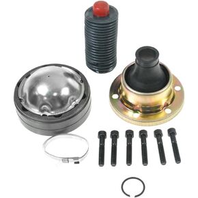 TRQ Front Drive Shaft Rear CV Joint Boot Repair Kit Compatible with Ford Pickup Truck 4WD 4x4